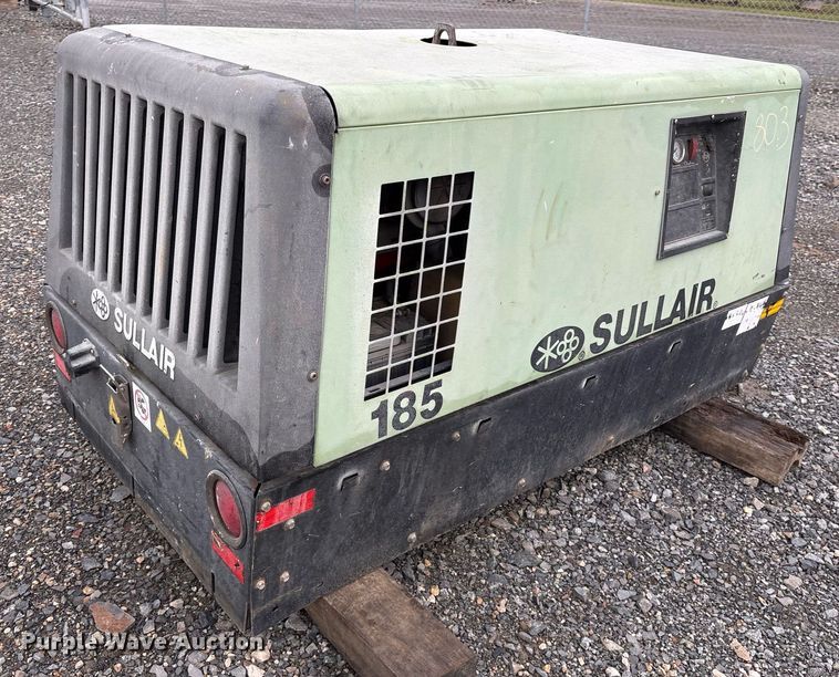 image for item OB9596 2014 Sullair 185DPO CAi4 EPA air compressor