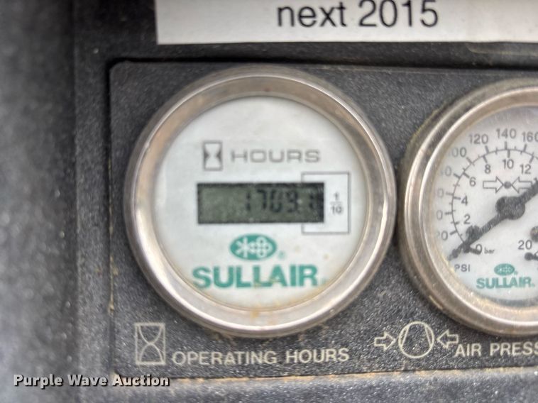 image for item OB9596 2014 Sullair 185DPO CAi4 EPA air compressor