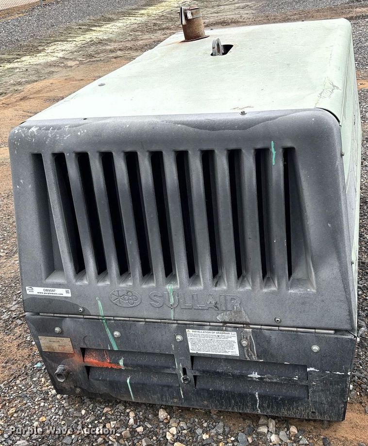 image for item OB9597 2018 Sullair 185D DPQ KU4F air compressor