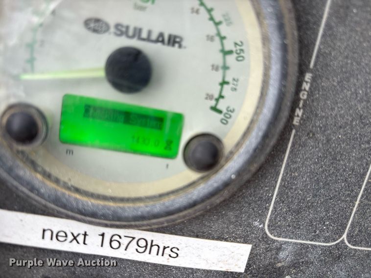 image for item OB9597 2018 Sullair 185D DPQ KU4F air compressor