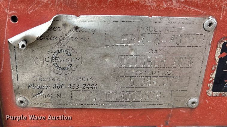 image for item OB9600 2013 Cleasby Conveyors EBR-6-40 shingle conveyor bed