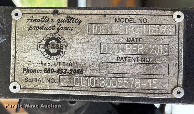 image for item OB9600 2013 Cleasby Conveyors EBR-6-40 shingle conveyor bed