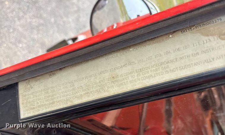 image for item OB9610 1985 Mack RS686LST  dump truck