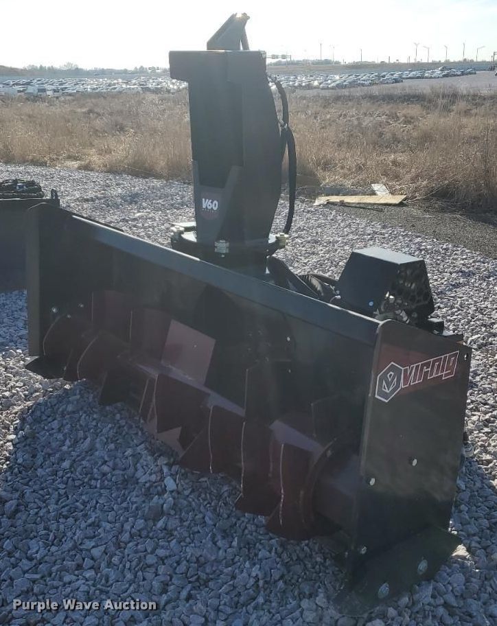 image for item YA0366 Virnig V60 skid steer snow blower