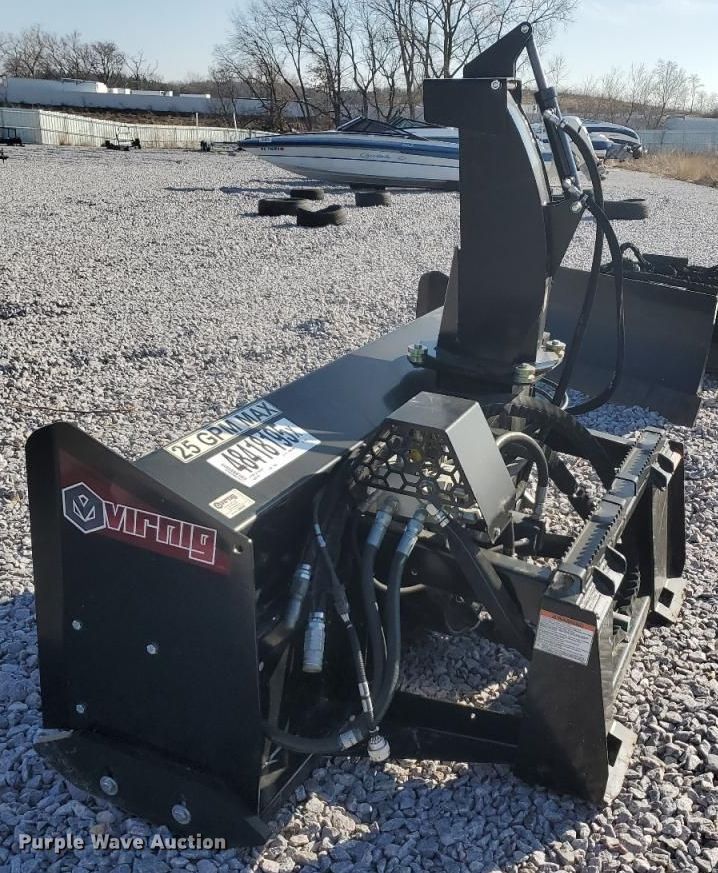 image for item YA0366 Virnig V60 skid steer snow blower