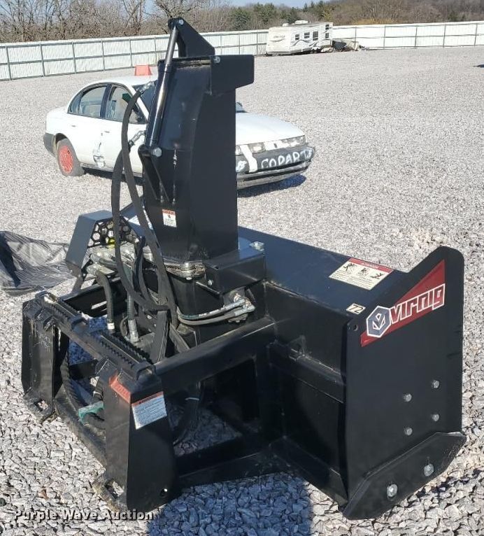 image for item YA0366 Virnig V60 skid steer snow blower
