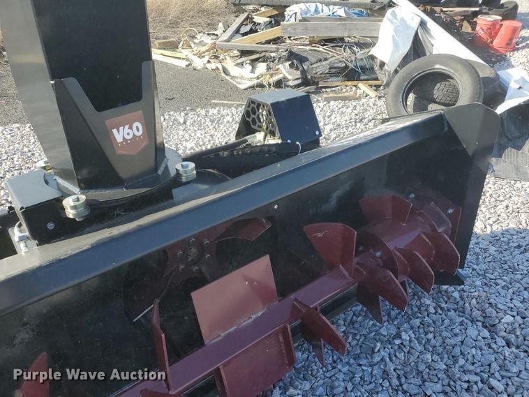 image for item YA0366 Virnig V60 skid steer snow blower