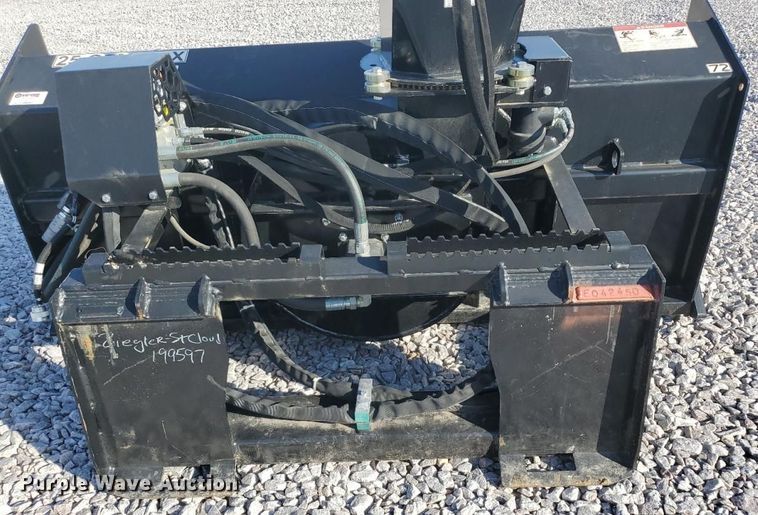 image for item YA0366 Virnig V60 skid steer snow blower