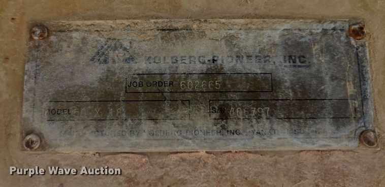 image for item YA0369 2006 KPI - JCI 2650 jaw crusher