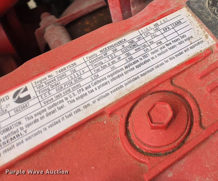 image for item YA0381 2022 Freightliner M2 106 bucket truck