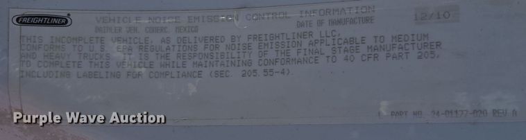 image for item YA0393 2011 Freightliner Business Class M2 106 bucket truck