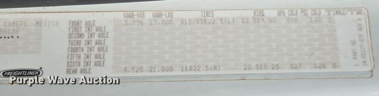 image for item YA0393 2011 Freightliner Business Class M2 106 bucket truck