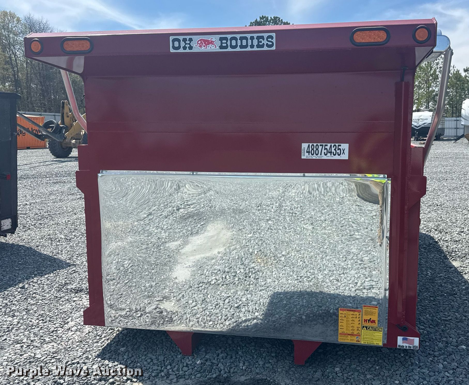2024 Ox Bodies dump truck bed in Byron, GA | Item YA0395 sold | Purple Wave