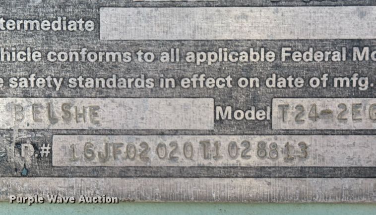 image for item DO0692 1996 Belshe T24-2EGN equipment trailer