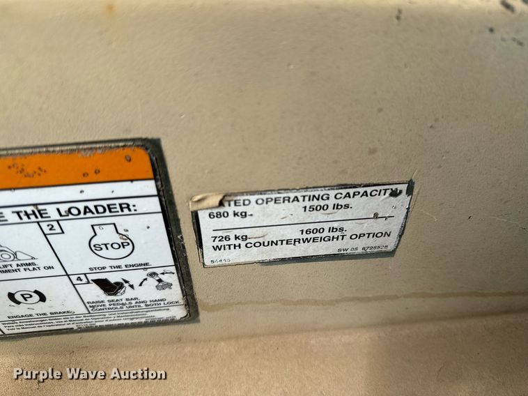 image for item DO0753 2005 Bobcat S150 skid steer loader