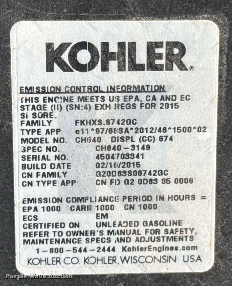 image for item DO0760 2002 Grasshopper 720K ZTR lawn mower