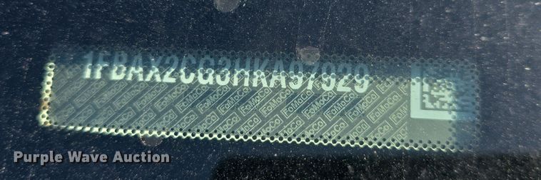 image for item DO7837 2017 Ford Transit 350 van