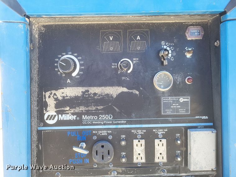 image for item DS5208 Miller Metro 250D welder/generator