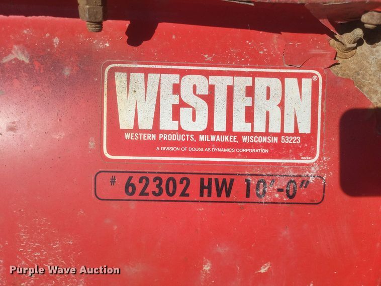image for item DS5340 Western snow plow