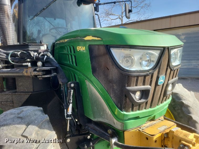 image for item DS5342 2015 John Deere 6115M MFWD tractor