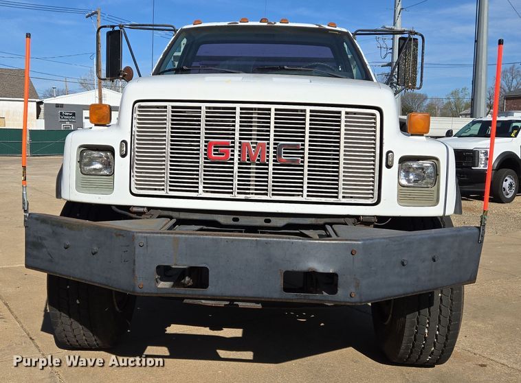 image for item DS5356 1990 GMC TopKick manure spreader truck