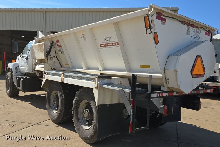 image for item DS5356 1990 GMC TopKick manure spreader truck