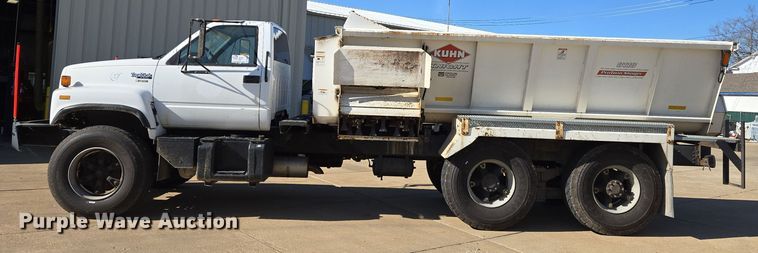 image for item DS5356 1990 GMC TopKick manure spreader truck