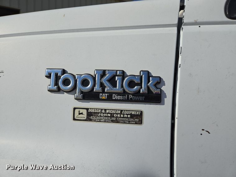 image for item DS5356 1990 GMC TopKick manure spreader truck