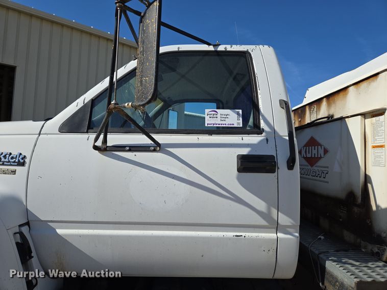 image for item DS5356 1990 GMC TopKick manure spreader truck