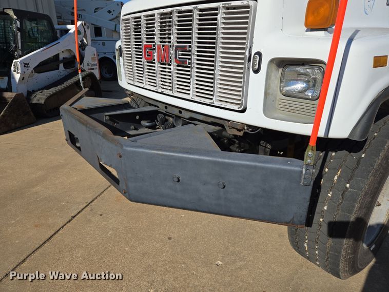 image for item DS5356 1990 GMC TopKick manure spreader truck