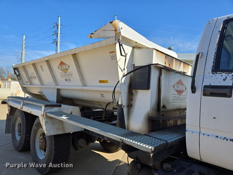 image for item DS5356 1990 GMC TopKick manure spreader truck