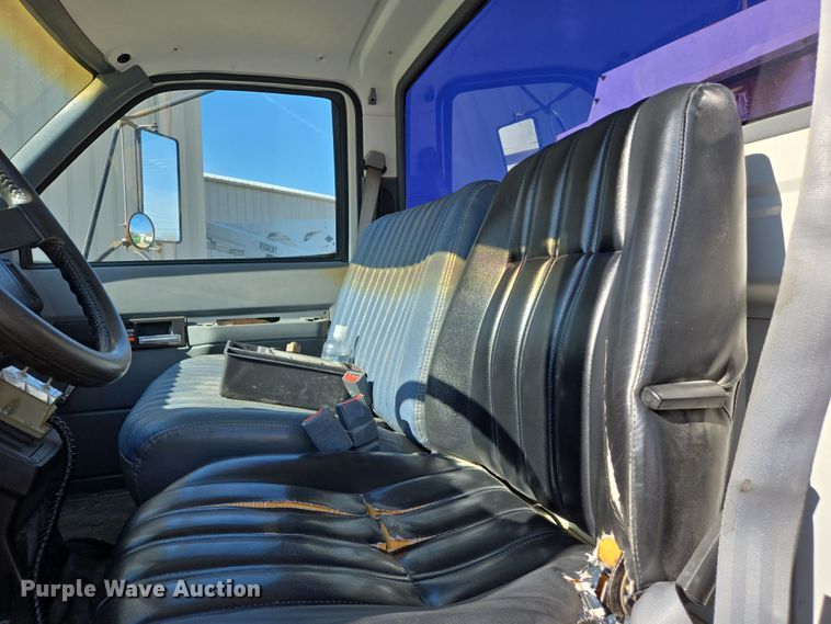 image for item DS5356 1990 GMC TopKick manure spreader truck