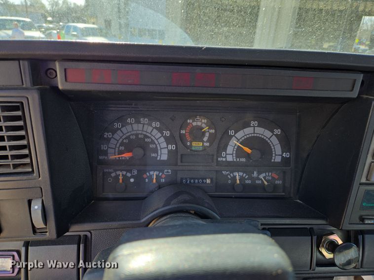 image for item DS5356 1990 GMC TopKick manure spreader truck