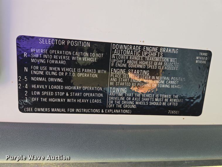 image for item DS5356 1990 GMC TopKick manure spreader truck