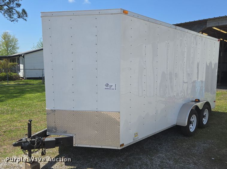 image for item DT4755 2016 Lark United enclosed cargo trailer