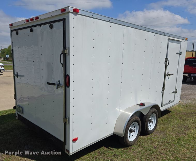 image for item DT4755 2016 Lark United enclosed cargo trailer