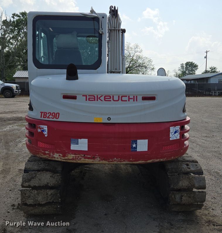 image for item DT4770 2016 Takeuchi TB290 mini excavator