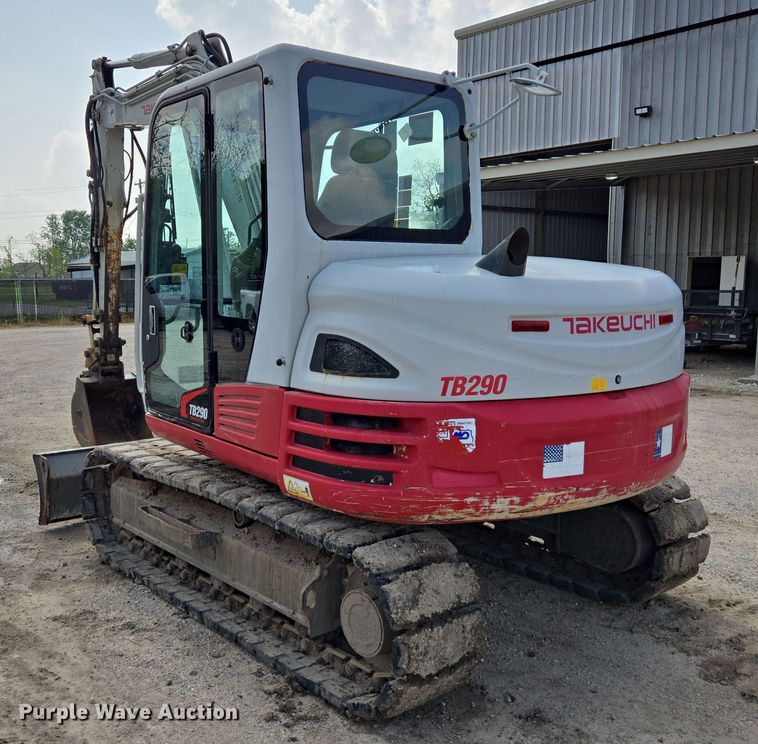image for item DT4770 2016 Takeuchi TB290 mini excavator
