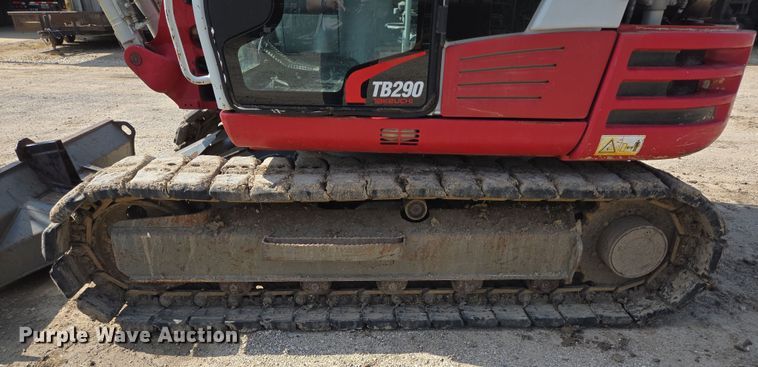 image for item DT4770 2016 Takeuchi TB290 mini excavator
