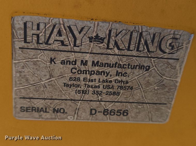 image for item DT4772 Hay King tandem disk