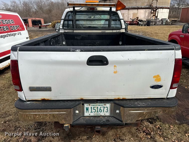 image for item DU3343 2005 Ford F250 Super Duty pickup truck