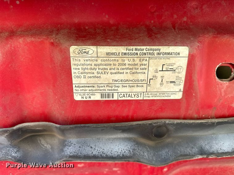 image for item DU3345 2006 Ford F150 pickup truck