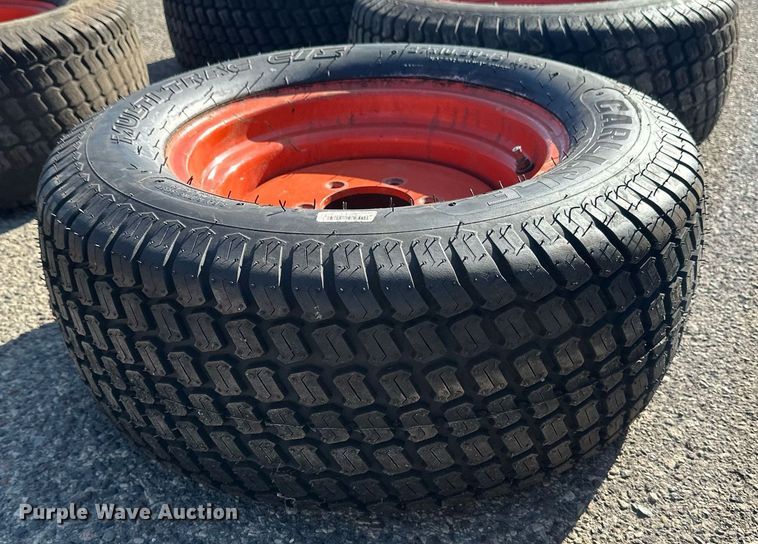 image for item DV0684 (4) 27x10.5-15 tires and wheels