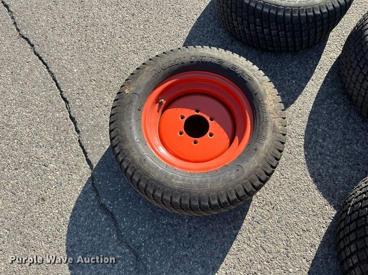 image for item DV0684 (4) 27x10.5-15 tires and wheels