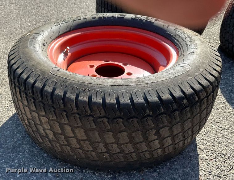 image for item DV0684 (4) 27x10.5-15 tires and wheels