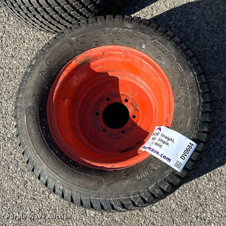 image for item DV0684 (4) 27x10.5-15 tires and wheels