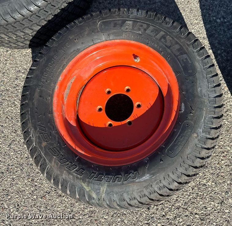 image for item DV0684 (4) 27x10.5-15 tires and wheels