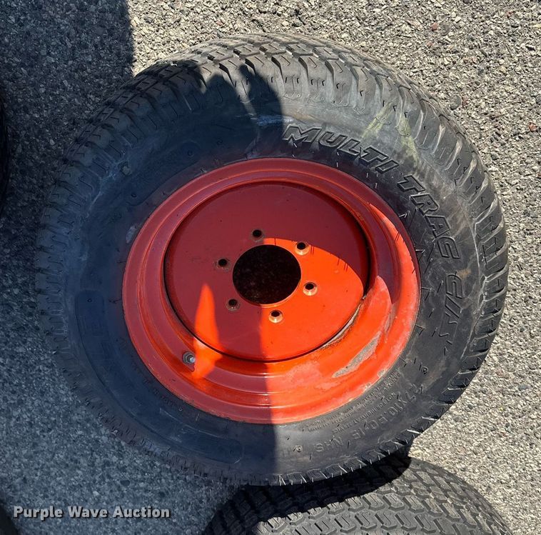 image for item DV0684 (4) 27x10.5-15 tires and wheels