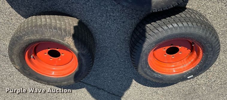 image for item DV0684 (4) 27x10.5-15 tires and wheels