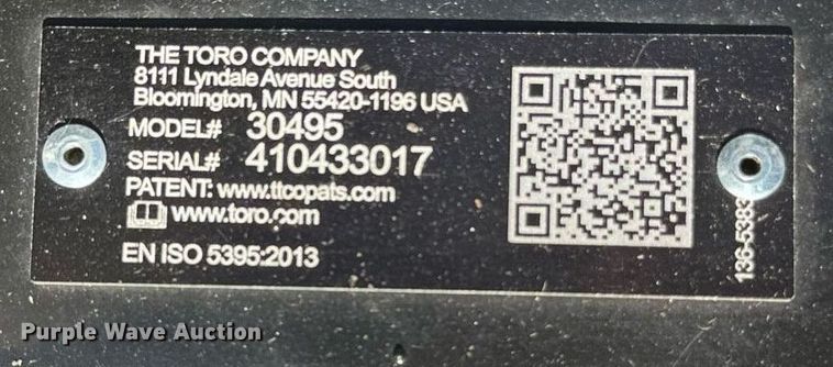 image for item DV0686 Toro Groundsmaster 7200 ZTR lawn mower